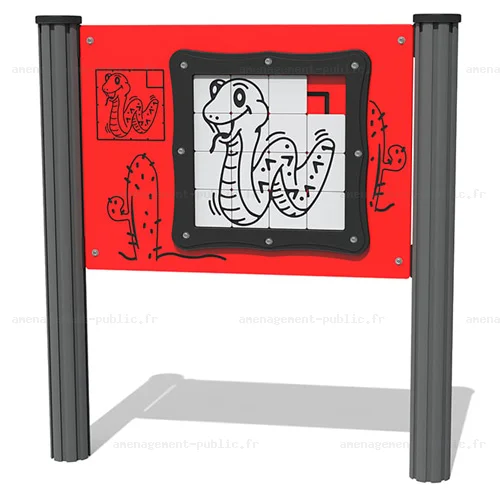 Panneau de jeu Puzzle Serpent